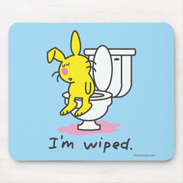 Mousepad Eu sou limpado (Frente)