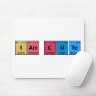 Mousepad Eu sou Mesa periódica bonita