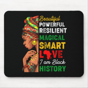 Mousepad Eu Sou Mulheres da História Negra Mês da História 