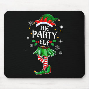 Mousepad Eu Sou o Elfo da Festa Família Natal Fofa Roupas C