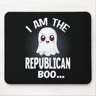 Mousepad Eu Sou O Fantasma Republicano De Halloween Fato Co