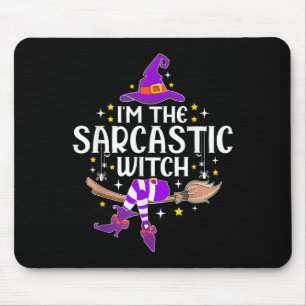 Mousepad Eu Sou O Grupo De Combinação De Halloween Da Bruxa