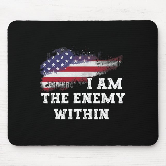 Mousepad Eu Sou O Inimigo Dentro (Frente)