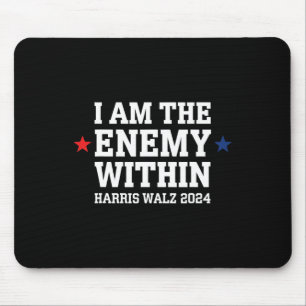 Mousepad Eu Sou O Inimigo Na Votação Trump 2024