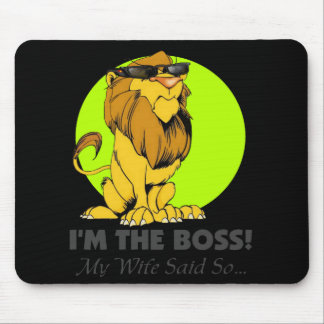 Mousepad Eu sou o leão do chefe