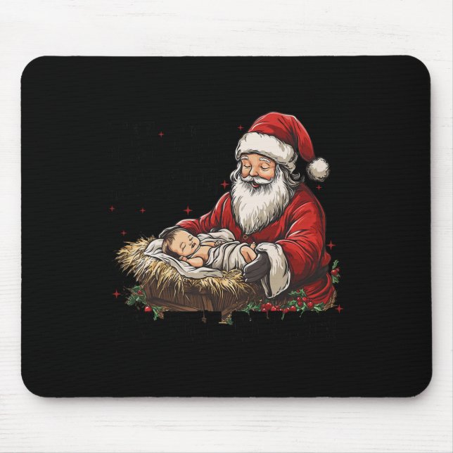 Mousepad Eu sou o Papai noel da temporada Eu sou a razão de (Frente)