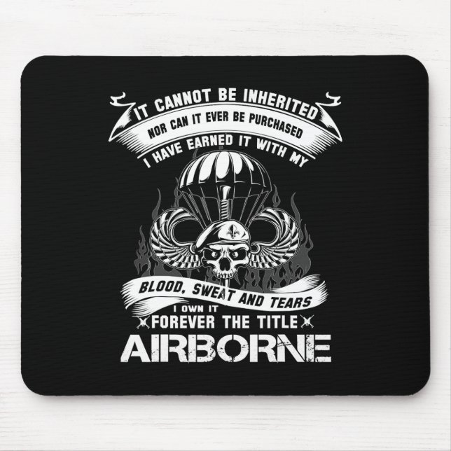 Mousepad Eu Sou O Proprietário Do Título Exército Aéreo Ran (Frente)