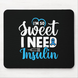 Mousepad Eu sou tão doce que preciso de um Dia de Consciênc
