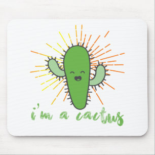 Mousepad eu sou um cacto
