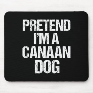 Mousepad Eu sou um Canaan Dia de as Bruxas engraçado Dog Co