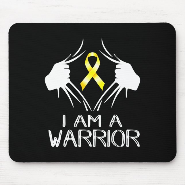 Mousepad Eu Sou Um Cancer De Guerra De Infância Sensibiliza (Frente)