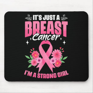 Mousepad Eu sou um forte Cancer de mama de Sobrevivente de