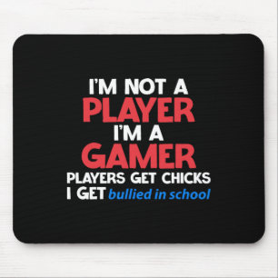 Mousepad Eu Sou Um Gamer Jogadores Conquistam Garotas Eu So