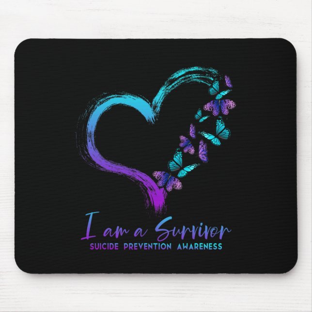 Mousepad Eu Sou Uma Consciência De Prevenção De Suicídio So (Frente)