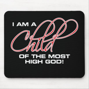 Mousepad Eu sou uma criança do deus o mais alto - Osteen