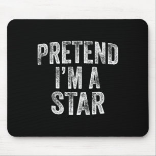 Mousepad Eu sou uma família de fantasias de estrelas.