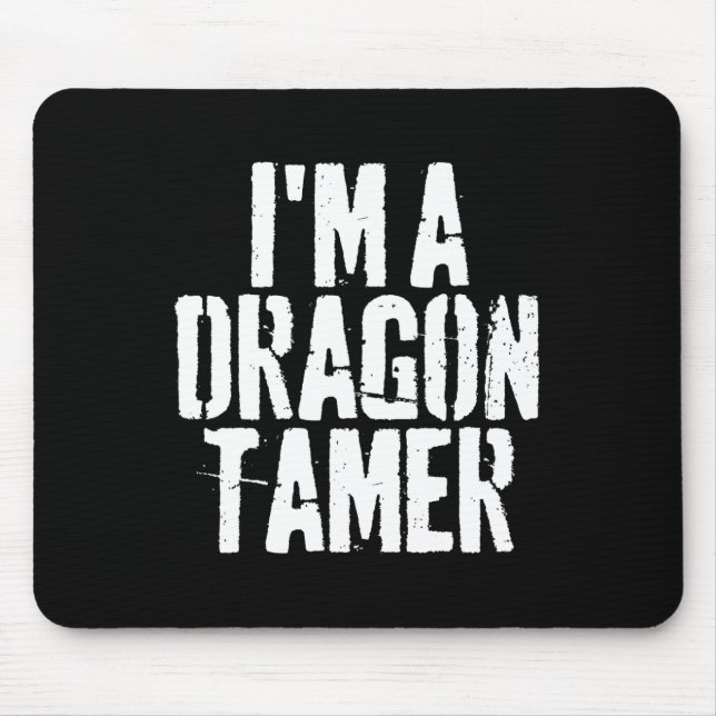 Mousepad Eu sou uma fantasia de Dia de as Bruxas engraçado  (Frente)