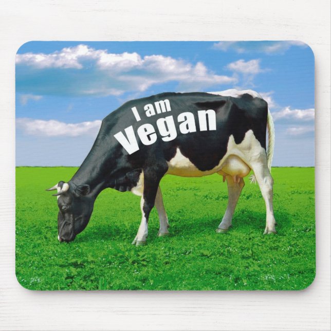 Mousepad Eu sou Vegan (Frente)