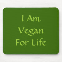Eu sou Vegan para a vida. Verde. Slogan. Costume