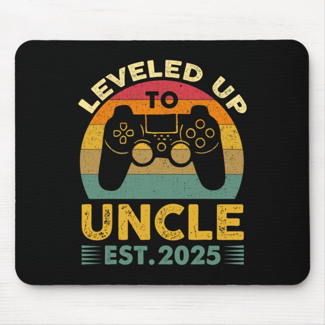 Mousepad Eu Subi de Nível para Tio 2025 Vou Ser o Tio 2 (Frente)