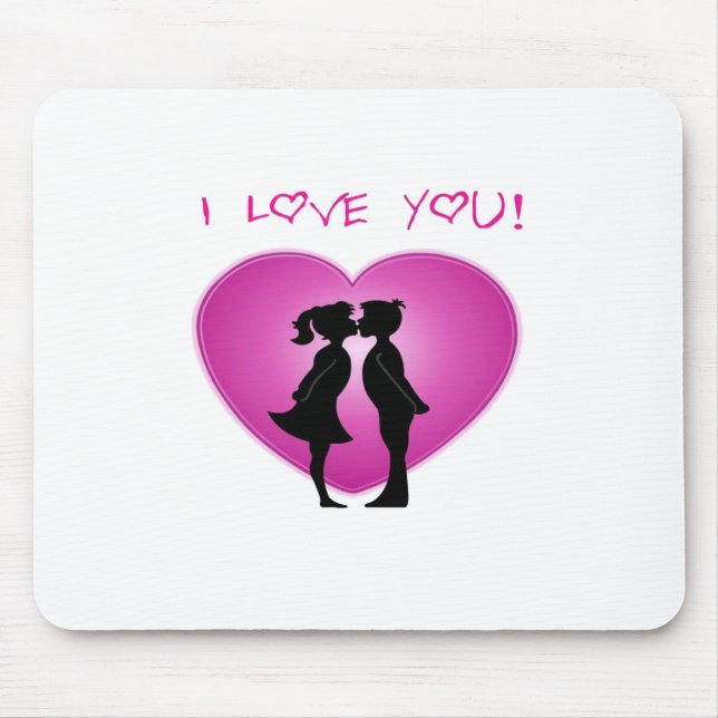 Mousepad Eu Te Amo (Frente)