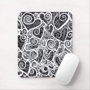 Mousepad Eu Te Amo Abstrato Arranhão Design