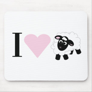 Mousepad Eu te amo cartoon cartoon