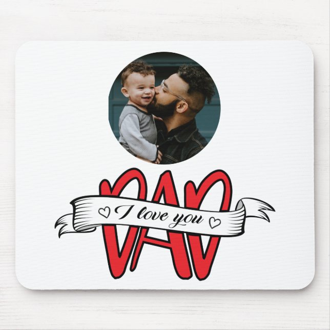 Mousepad Eu Te Amo Dia de os pais Pai (Frente)