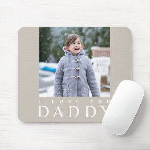 Mousepad Eu Te Amo Foto De Criança Pai