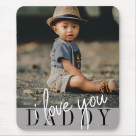 Mousepad Eu Te Amo Foto Personalizada De Pai