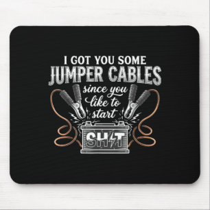 Mousepad Eu te Dei Uns Cabos de Reboque Já Que Você Gosta d