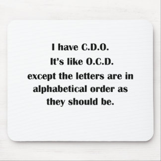 Mousepad Eu tenho CDO