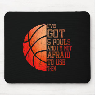 Mousepad Eu tenho cinco caras e não tenho medo de usá-las p