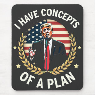 Mousepad Eu tenho conceitos de um plano que trava a eleição