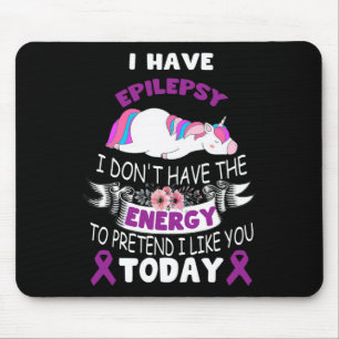 Mousepad Eu tenho Epilepsia Eu não tenho a Aw Energy Unicor