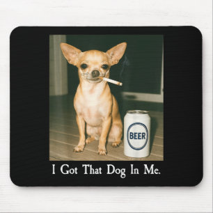 Mousepad Eu Tenho Esse Cachorro Em Mim Cachorro-quilate Eng