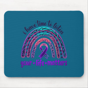Mousepad Eu Tenho Tempo Para Ouvir Sua Vida S Conscientizaç