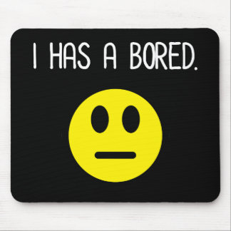 Mousepad Eu Tenho Um Emoji Entediado E Engraçado