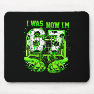 Mousepad Eu Tinha 6 Anos Agora Tenho 7 Anos de Futebol Dive