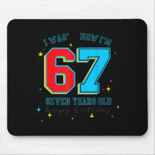 Mousepad Eu tinha 6 anos agora tenho 7 anos de idade, Anive