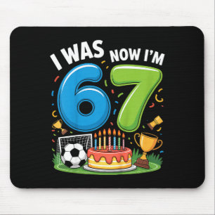 Mousepad Eu tinha 6 anos, agora tenho 7 Futebol 67 _2