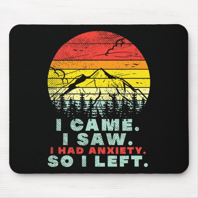 Mousepad Eu Tinha Ansiedade A Consciência Mental (Frente)