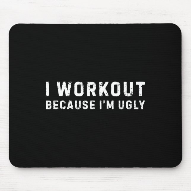Mousepad Eu trabalho porque sou uma Malhação de trabalho mu (Frente)