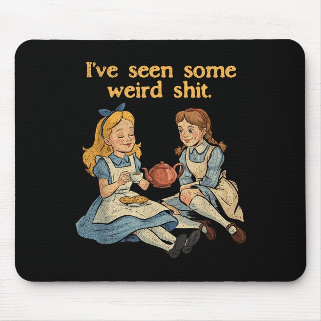 Mousepad Eu Vi Algumas Citações Sarcásticas Estranhas e Div (Frente)
