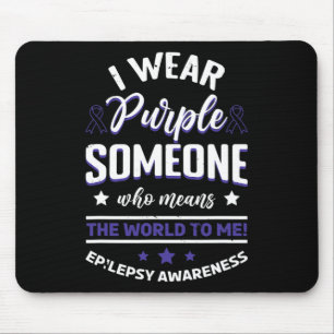Mousepad Eu Visto Azul Para Alguém Significa A Epilepsia Mu