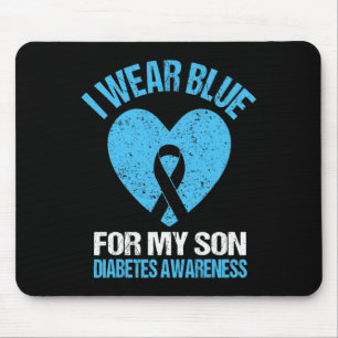 Mousepad Eu Visto Azul Para Meu Filho Sensibilização Mês Nã