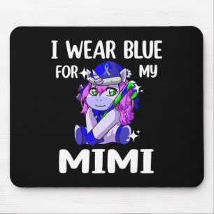 Mousepad Eu Visto Azul Para Meu Suporte De Sensibilização P