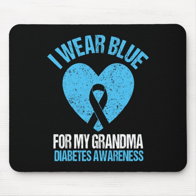 Mousepad Eu Visto Azul Para Minha Avó, Gran De Consciência  (Frente)
