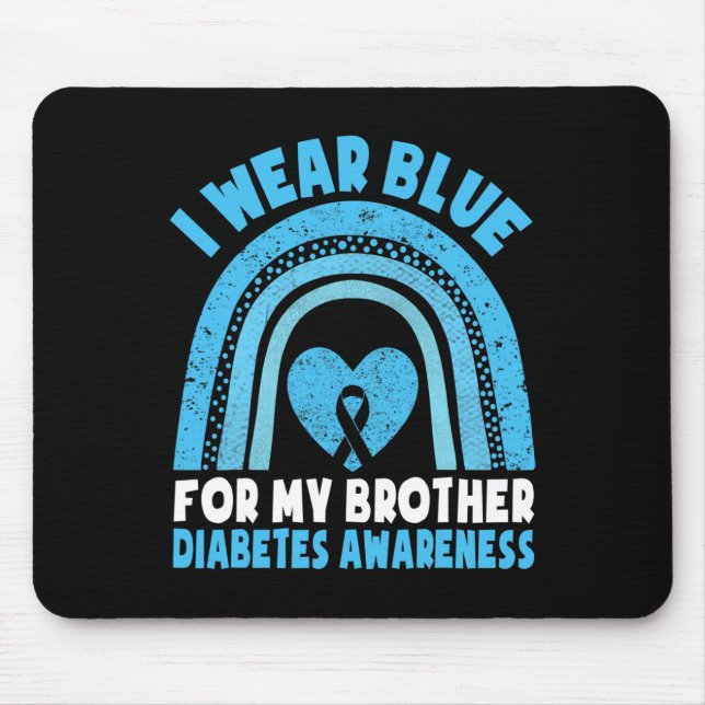 Mousepad Eu Visto Azul Para Minha Consciência Irmão (Frente)