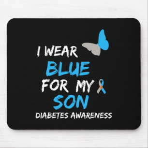 Mousepad Eu Visto Azul Para O Meu Filho Sensibilização Para